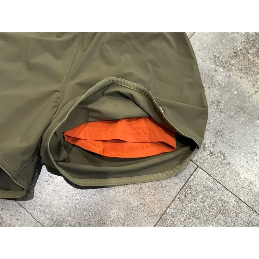 Tracksmith Off Roads Shorts Women’s Olive Green Small Lined Running - Picture 6 of 6